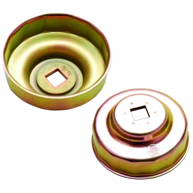 Lėkštelė tepalo filtrui BMW 14-kampų Ø 74mm. Lėkštelė tepalo filtrui BMW 14-kampų Ø 74mm.