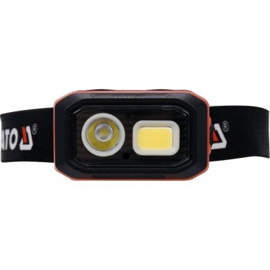 Lempa dedama ant galvos lygus žibinto reguliavimas / judesio daviklis 500LM AKU/3XAAA OSRAM LED Lempa dedama ant galvos lygus žibinto reguliavimas / judesio daviklis 500LM AKU/3XAAA OSRAM LED