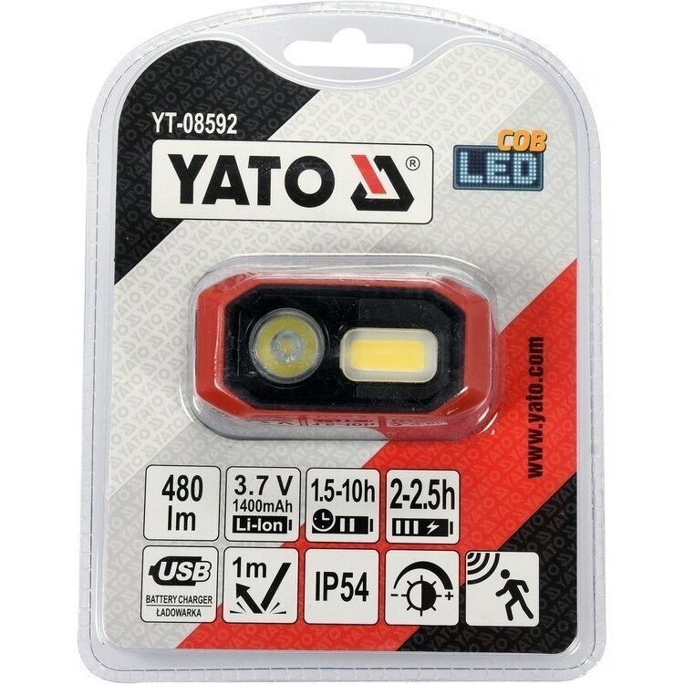 Lempa dedama ant galvos lygus žibinto reguliavimas / judesio daviklis 480LM AKU OSRAM LED 5 Lempa dedama ant galvos lygus žibinto reguliavimas / judesio daviklis 480LM AKU OSRAM LED 5