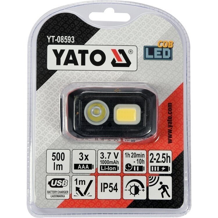Lempa dedama ant galvos lygus žibinto reguliavimas / judesio daviklis 500LM AKU/3XAAA OSRAM LED 5 Lempa dedama ant galvos lygus žibinto reguliavimas / judesio daviklis 500LM AKU/3XAAA OSRAM LED 5