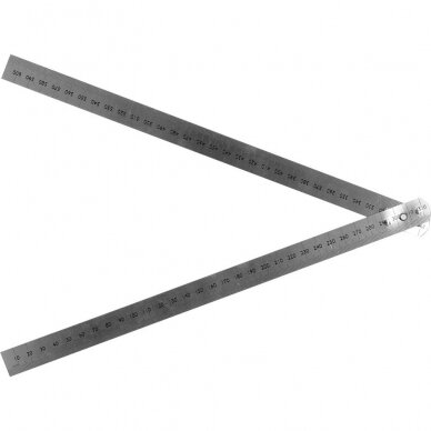 Liniuotė plieninė, lanksti, nerūdijantis plienas 2 segmentai 610mm. Liniuotė plieninė, lanksti, nerūdijantis plienas 2 segmentai 610mm.