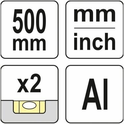 Liniuotė/gulščiukas aliuminė 1000mm. 4
