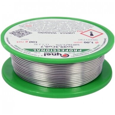 Lydmetalis be švino Ø 1.0mm. 100g. Lydmetalis be švino Ø 1.0mm. 100g.
