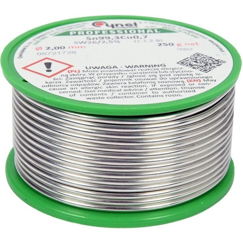 Lydmetalis be švino Ø 2.0mm. 250g. Lydmetalis be švino Ø 2.0mm. 250g.