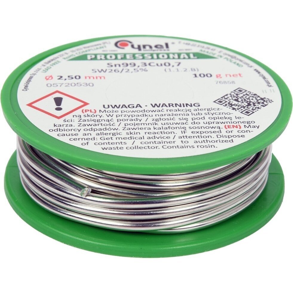 Lydmetalis be švino Ø 2.5mm.100g. Lydmetalis be švino Ø 2.5mm.100g.