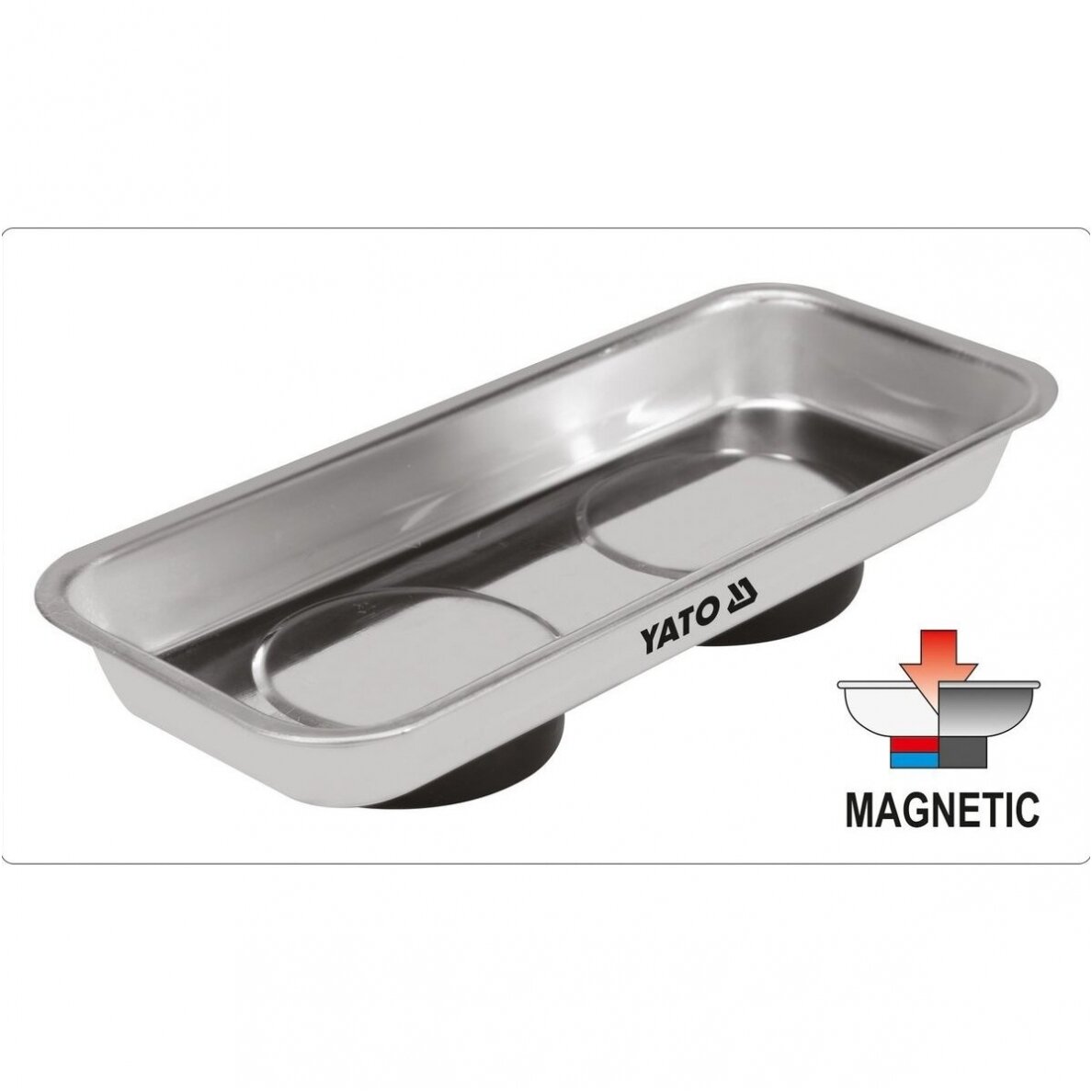 Magnetinė lėkštelė 2 magnetai 152 x 68 x 16mm. 2 Magnetinė lėkštelė 2 magnetai 152 x 68 x 16mm. 2