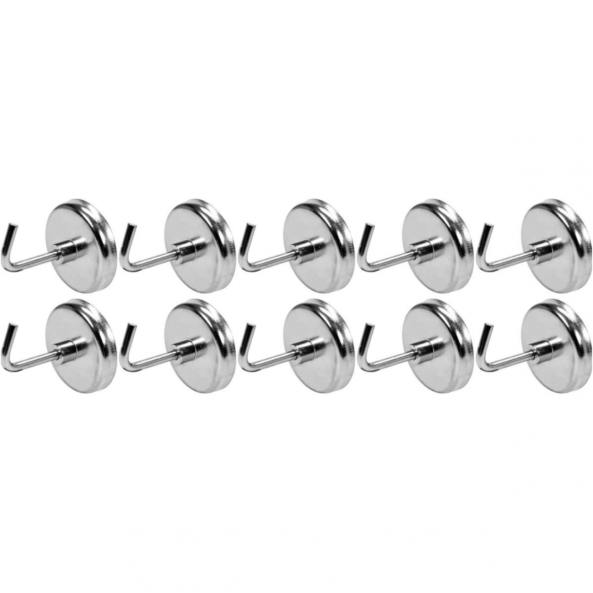 Magnetinių kabliukų rinkinys - 10 vnt. 1 Magnetinių kabliukų rinkinys - 10 vnt. 1