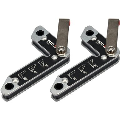 Magnetiniai laikikliai suvirinimo darbams, Tipas L 32 kg. 2vnt. Magnetiniai laikikliai suvirinimo darbams, Tipas L 32 kg. 2vnt.