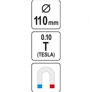 Magnetinė lėkštutė-lentyna - 110 mm 3 Magnetinė lėkštutė-lentyna - 110 mm 3