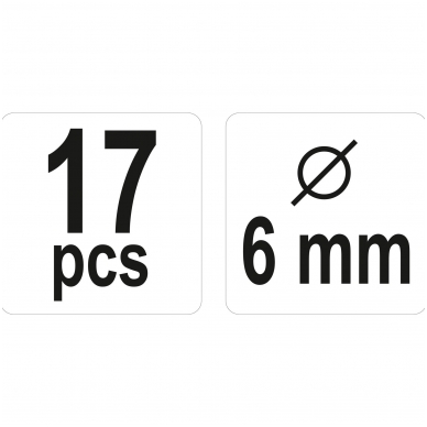 Mediniai kaiščiai- grąžtai, centro žymekliai, ribotuvas -6 mm - 17 vnt. 2 Mediniai kaiščiai- grąžtai, centro žymekliai, ribotuvas -6 mm - 17 vnt. 2