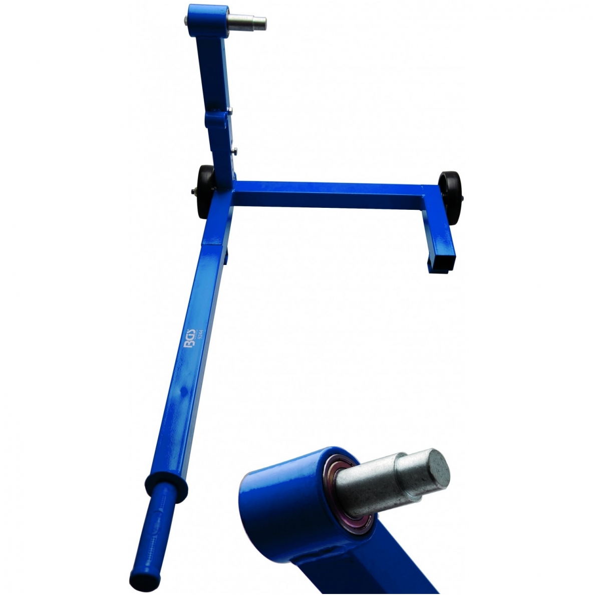 Motorcycle Lifter for Single-Sided Swingarms on Rear Axles Motorcycle Lifter for Single-Sided Swingarms on Rear Axles