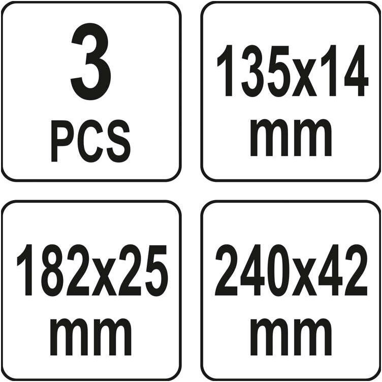 Montiruočių / gramdiklių rinkinys 3vnt. 2 Montiruočių / gramdiklių rinkinys 3vnt. 2