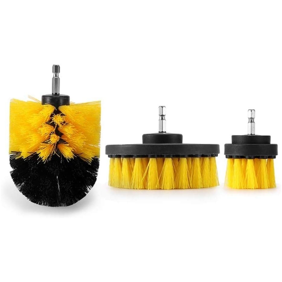 Nailoninių šepečių rinkinys su Hex 6.3 mm 3 vnt. Nailoninių šepečių rinkinys su Hex 6.3 mm 3 vnt.