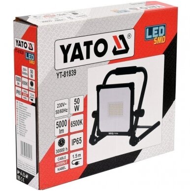 Nešiojamas prožektorius SMD LED 50W/5000LM 5 Nešiojamas prožektorius SMD LED 50W/5000LM 5