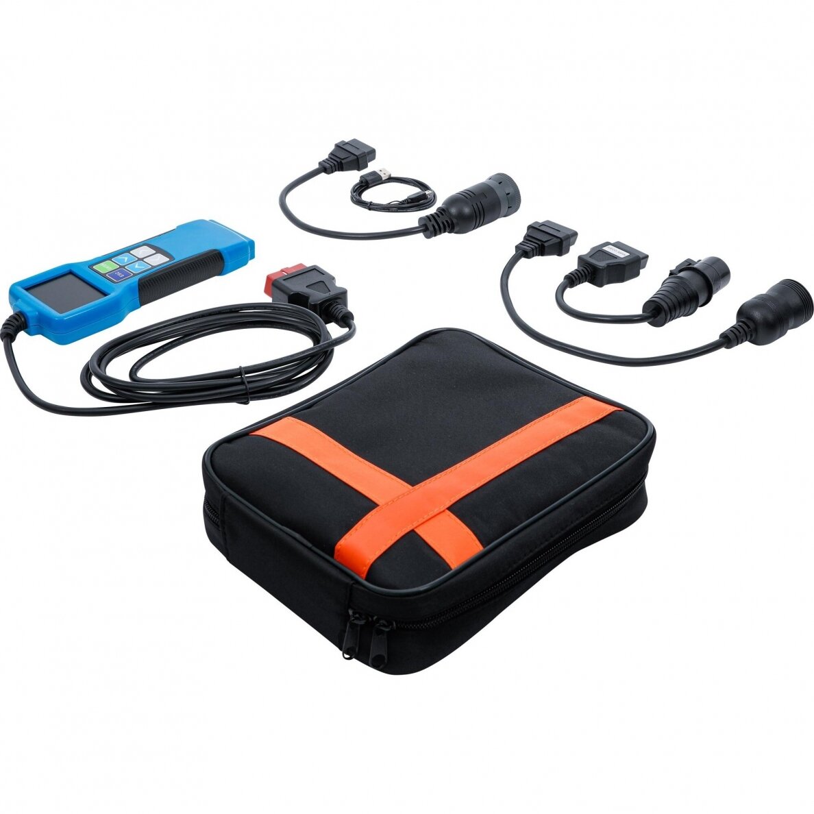 OBD 2 (EOBD) klaidų kodo diagnostikos įrankis sunkvežimiams 1