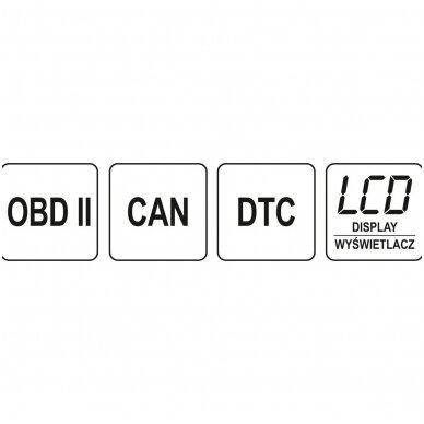 OBD II (EOBD) gedimų kodo skaitytuvas 5 OBD II (EOBD) gedimų kodo skaitytuvas 5