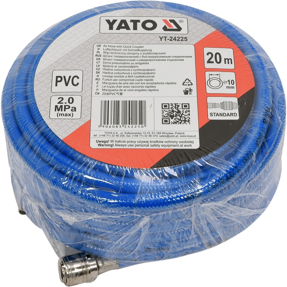 Oro žarna su antgaliais 10mm.x 20m. PVC 1