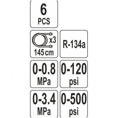 Oro kondicionierių R134a pildymo įrenginys - 6 vnt. 4