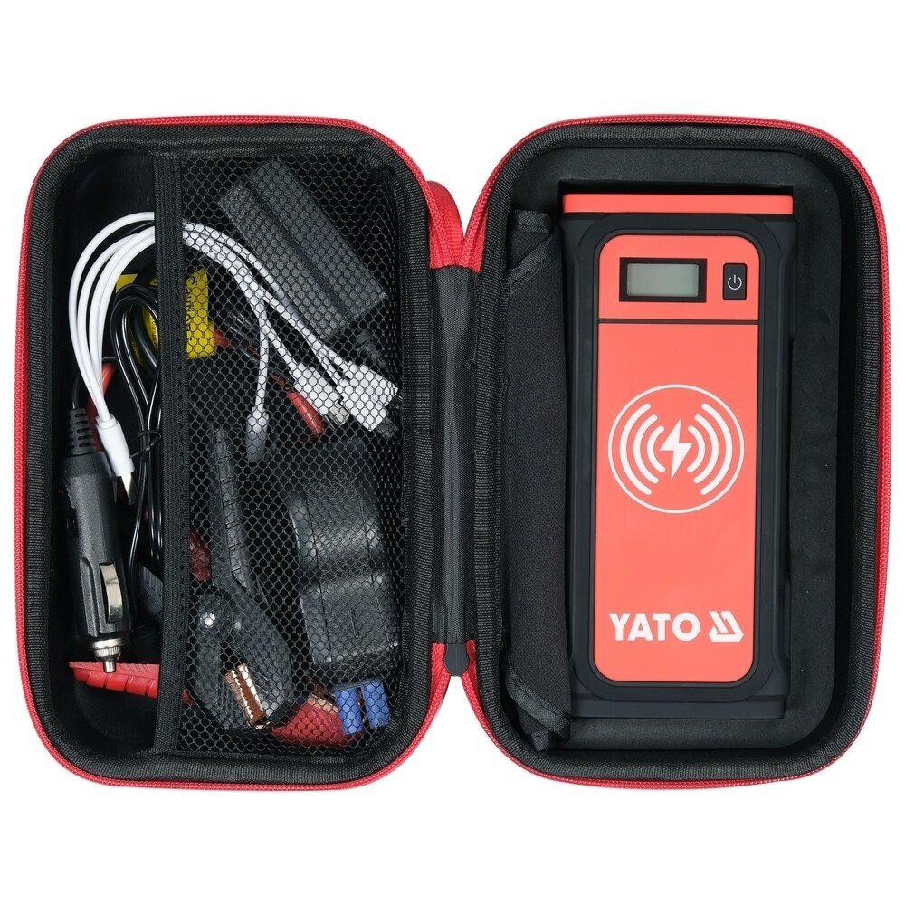 Paleidimo prietaisas powerbank 16000 mAh LCD indukcinis pakrovimas 1 Paleidimo prietaisas powerbank 16000 mAh LCD indukcinis pakrovimas 1