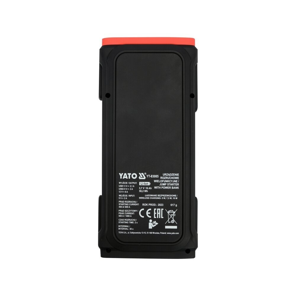 Paleidimo prietaisas powerbank 16000 mAh LCD indukcinis pakrovimas 3 Paleidimo prietaisas powerbank 16000 mAh LCD indukcinis pakrovimas 3