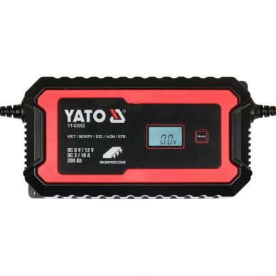 Pakrovėjas 6 V ir 12 V akumuliatorių įkrovimui 6V/2A, 12V/10A Pakrovėjas 6 V ir 12 V akumuliatorių įkrovimui 6V/2A, 12V/10A