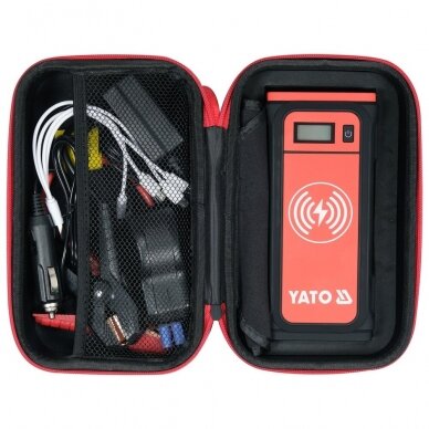 Paleidimo prietaisas powerbank 16000 mAh LCD indukcinis pakrovimas 1 Paleidimo prietaisas powerbank 16000 mAh LCD indukcinis pakrovimas 1