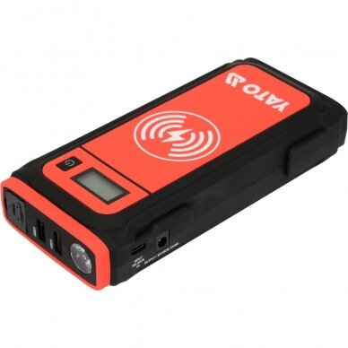 Paleidimo prietaisas powerbank 16000 mAh LCD indukcinis pakrovimas 8 Paleidimo prietaisas powerbank 16000 mAh LCD indukcinis pakrovimas 8