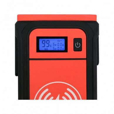 Paleidimo prietaisas powerbank 16000 mAh LCD indukcinis pakrovimas 6 Paleidimo prietaisas powerbank 16000 mAh LCD indukcinis pakrovimas 6
