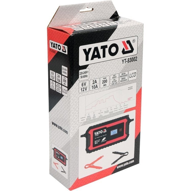 Pakrovėjas 6 V ir 12 V akumuliatorių įkrovimui 6V/2A, 12V/10A 7 Pakrovėjas 6 V ir 12 V akumuliatorių įkrovimui 6V/2A, 12V/10A 7