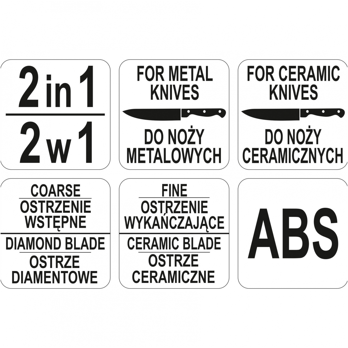 Peilių galąstuvas 2 viename 5 Peilių galąstuvas 2 viename 5