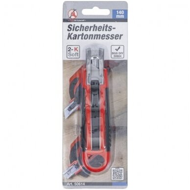 Peilis laužomomis geležtėmis 140mm. 4 Peilis laužomomis geležtėmis 140mm. 4