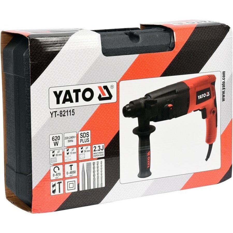 Perforatorius SDS PLUS metalinė pavara 620W 5 Perforatorius SDS PLUS metalinė pavara 620W 5