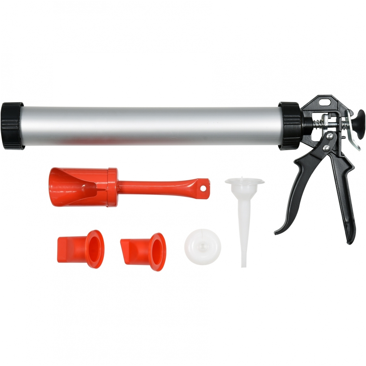 Pistoletas hermetikui aliuminis su rinkiniu1l- 380 mm Pistoletas hermetikui aliuminis su rinkiniu1l- 380 mm