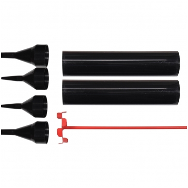 Pistoletas hermetikui - su rinkiniu - 330 mm 1 Pistoletas hermetikui - su rinkiniu - 330 mm 1