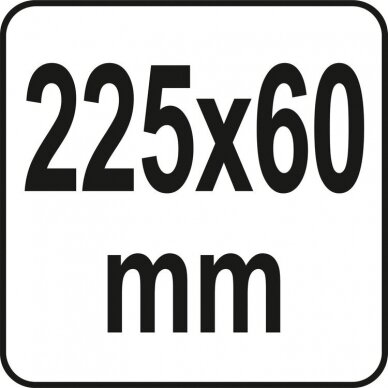 Pistoletas hermetikui sustiprintas 225 X 60mm. 2 Pistoletas hermetikui sustiprintas 225 X 60mm. 2