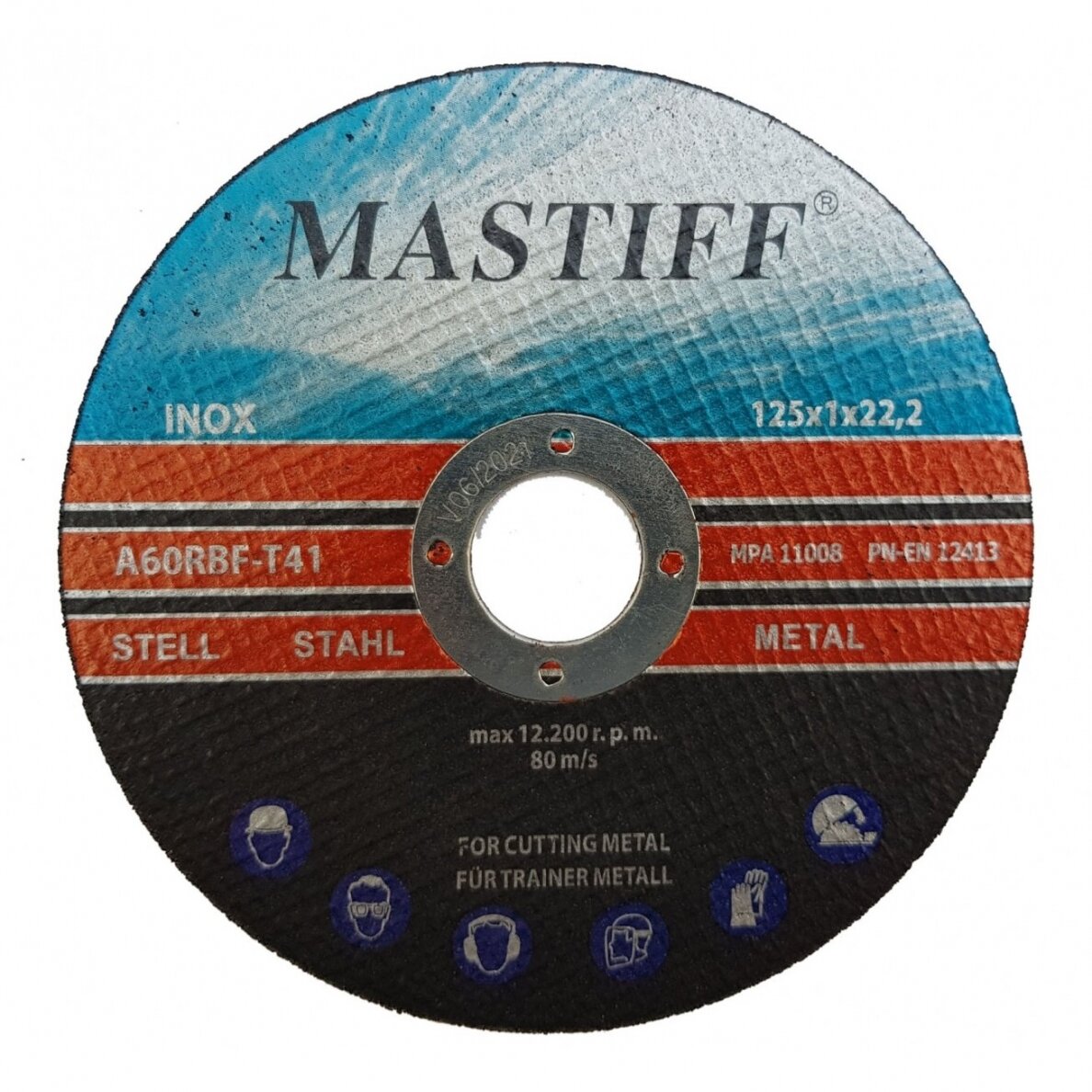 Pjovimo diskas metalui-125x1.0x22,23 1 Pjovimo diskas metalui-125x1.0x22,23 1