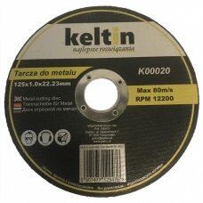 Pjovimo diskas metalui 125x1.0x22,23
