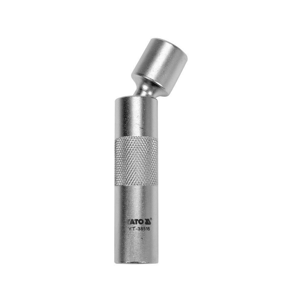 Plonasienė galvutė žvakėms 14mm. 3/8" su jungtimi 2 Plonasienė galvutė žvakėms 14mm. 3/8" su jungtimi 2