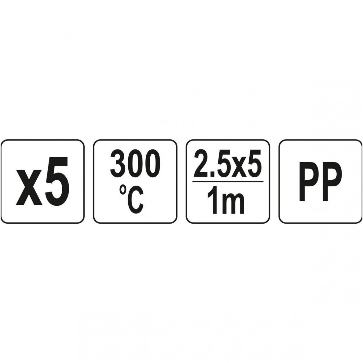 Plastiko suvirinimo juosta polipropilenas (PP) 2.5X5mm. 5х1m. 5vnt. 2 Plastiko suvirinimo juosta polipropilenas (PP) 2.5X5mm. 5х1m. 5vnt. 2
