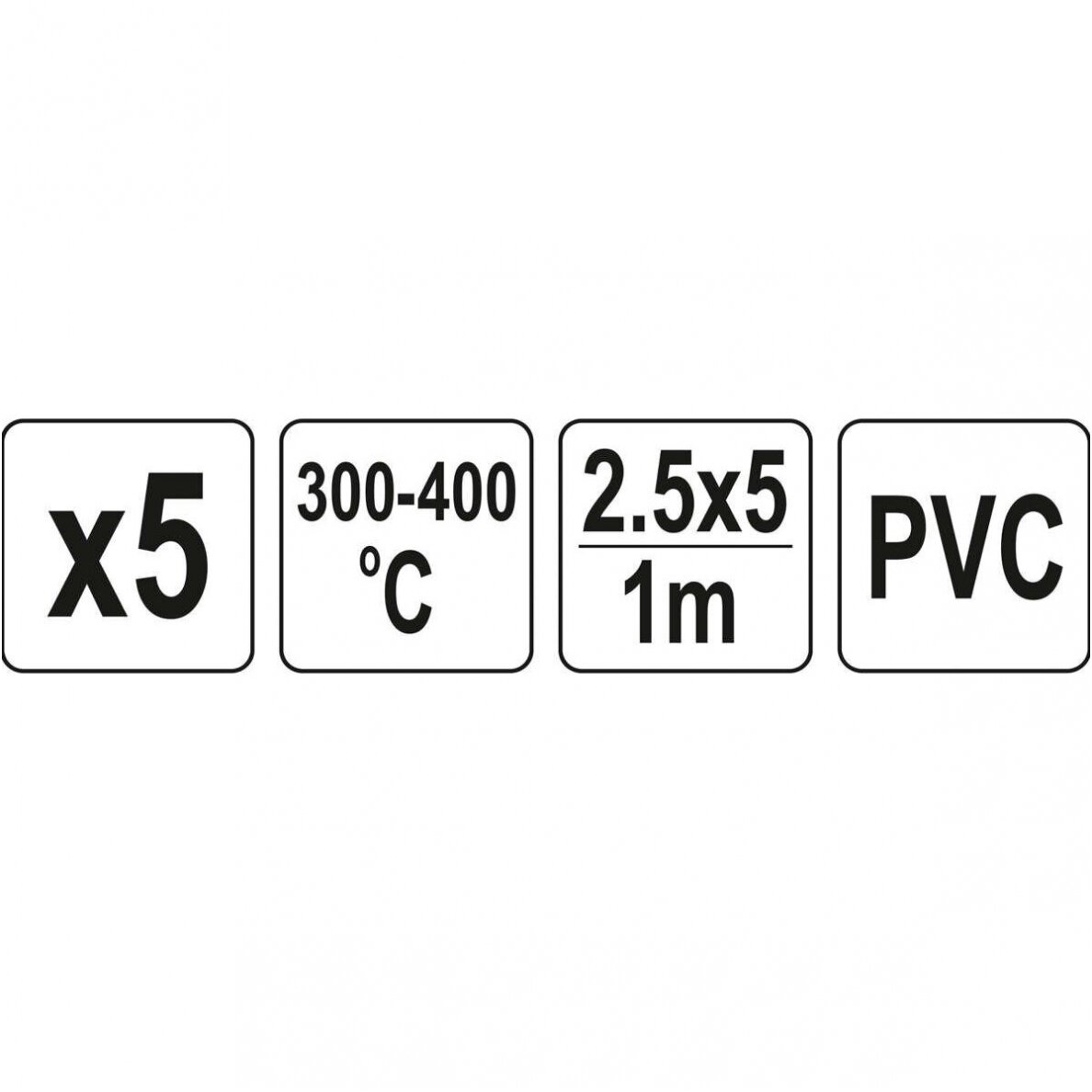 Plastiko suvirinimo juosta polivinilchloridas (PVC) 2.5X5mm 5х1m. 5vnt. 3 Plastiko suvirinimo juosta polivinilchloridas (PVC) 2.5X5mm 5х1m. 5vnt. 3