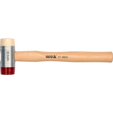 Plaktukas PU / nailonas, Hickory rankena, Ø 45mm.