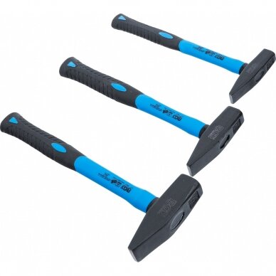 Plaktukų rinkinys, stiklo pluošto rankena, DIN 1041 300 / 500 / 800g. 3vnt. 1 Plaktukų rinkinys, stiklo pluošto rankena, DIN 1041 300 / 500 / 800g. 3vnt. 1