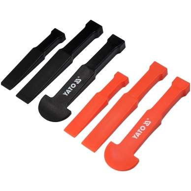 Plastikinių kaltų rinkinys - 6 vnt. 1 Plastikinių kaltų rinkinys - 6 vnt. 1