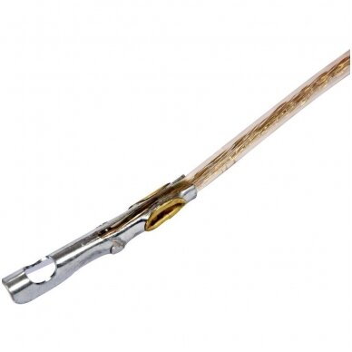 Plombavimo trosas plieninis, su antgaliu  6mm. 34m. 1