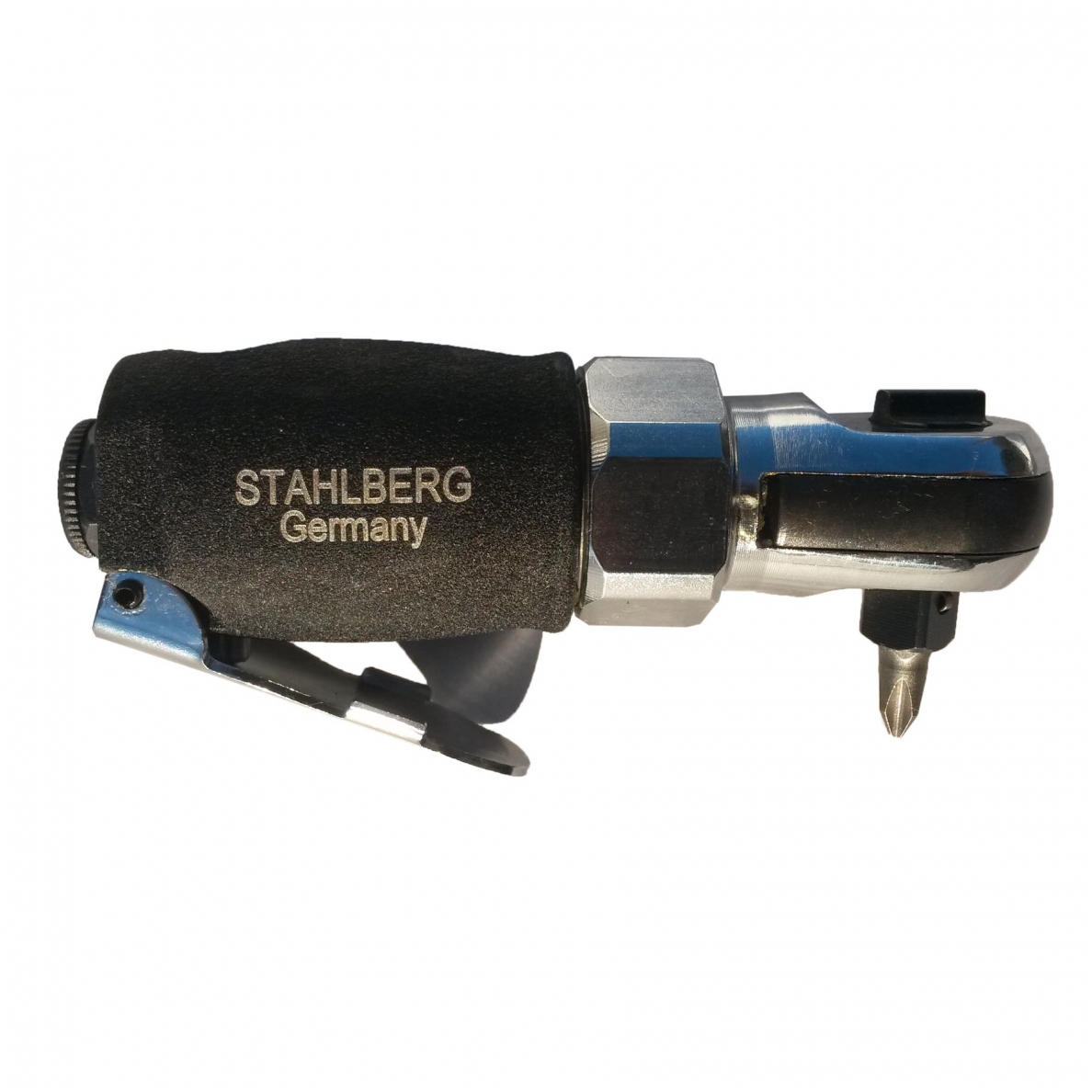 Pneumatinė rankena 3/8" galvutėms ir 1/4" (6.3 mm) antgaliams 2 Pneumatinė rankena 3/8" galvutėms ir 1/4" (6.3 mm) antgaliams 2