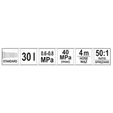 Pneumatinis tepimo įrenginys - 30L 1 Pneumatinis tepimo įrenginys - 30L 1