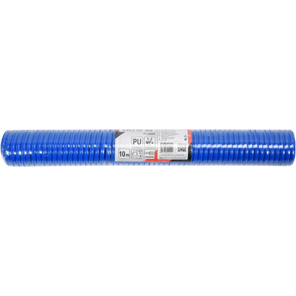 Pneumatinė žarna su antgaliais 5.5x8mm. 10M, PU 1 Pneumatinė žarna su antgaliais 5.5x8mm. 10M, PU 1