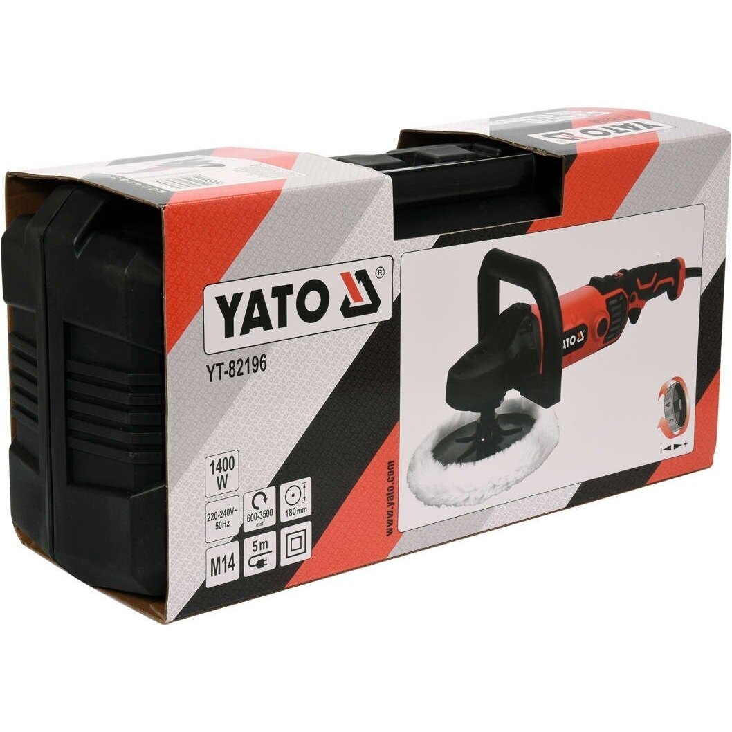Poliravimo mašinėlė 600-3500 RPM 1400W 180mm. 8 Poliravimo mašinėlė 600-3500 RPM 1400W 180mm. 8