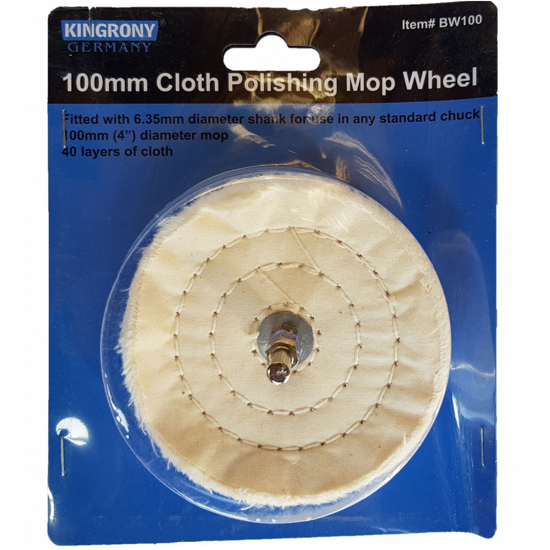 Poliravimo diskas su antgaliu - Ø 100mm. - 6mm. 1
