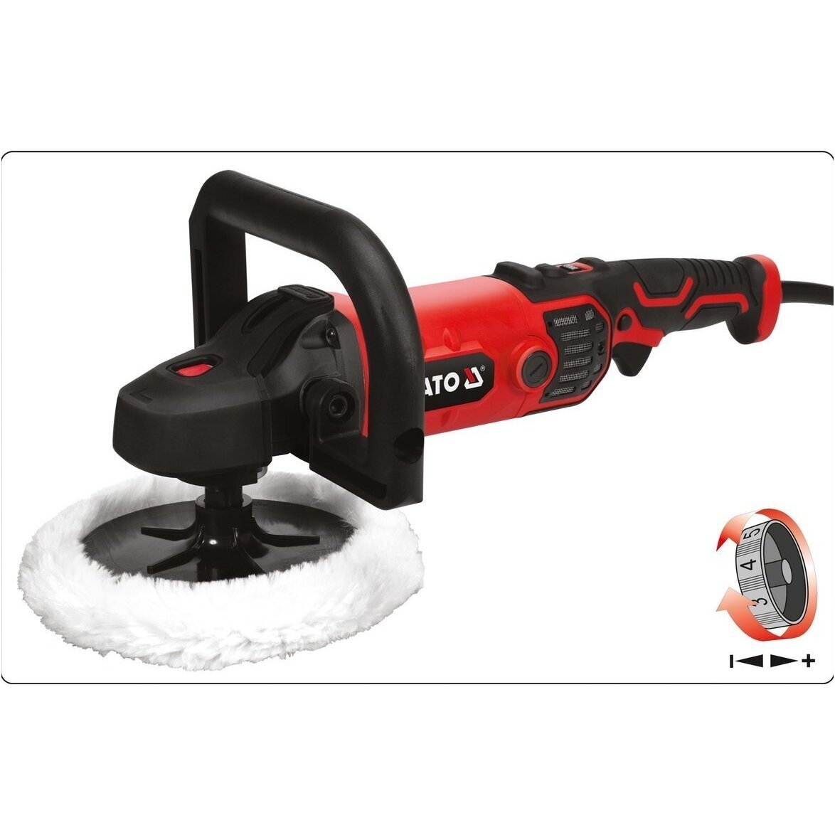 Poliravimo mašinėlė 600-3500 RPM 1400W 180mm. 1 Poliravimo mašinėlė 600-3500 RPM 1400W 180mm. 1
